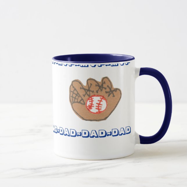 MVP DAD personalized Father's Day mug (Right)