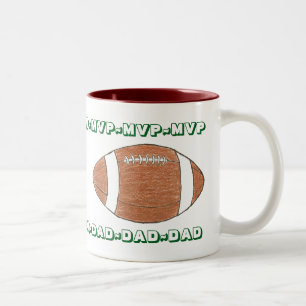 MVP DAD personalized Father's Day mug
