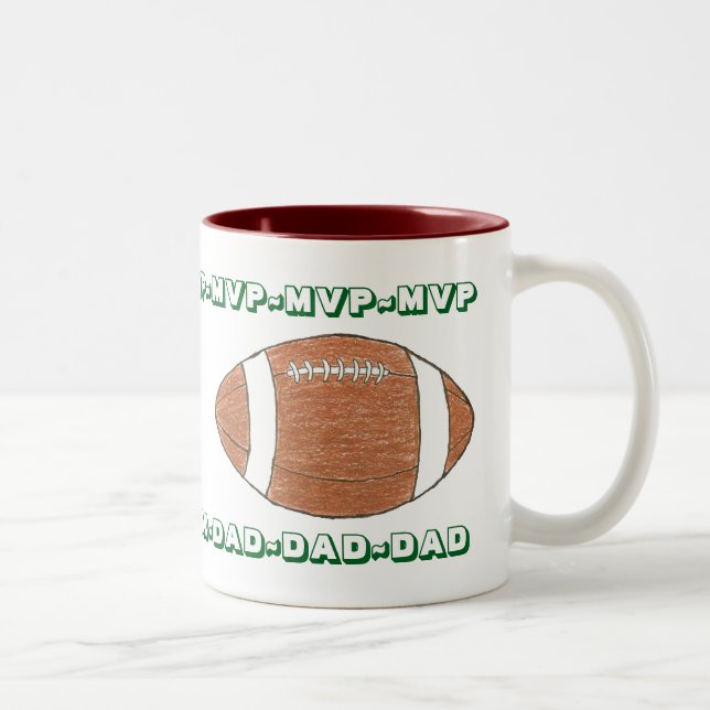 MVP DAD personalized Father's Day mug (Right)