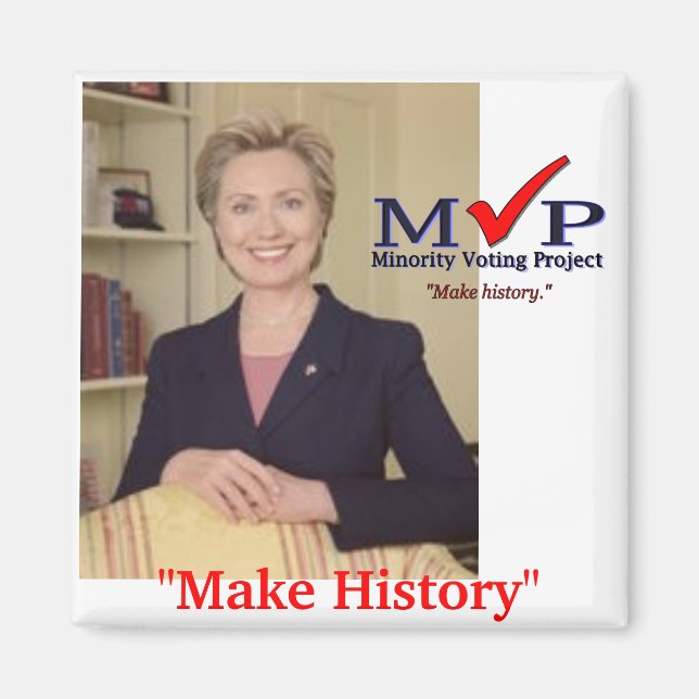 MVP Hillary Clinton aimant (Devant)