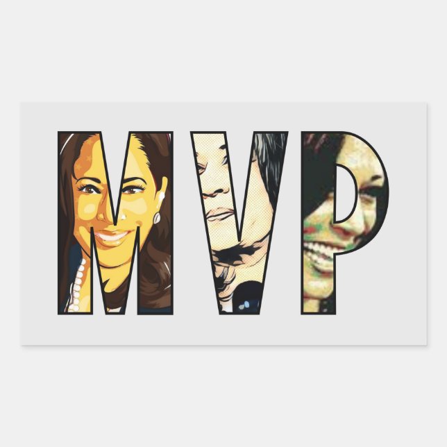 MVP Madam Vice President Kamala Harris Sticker (Front)