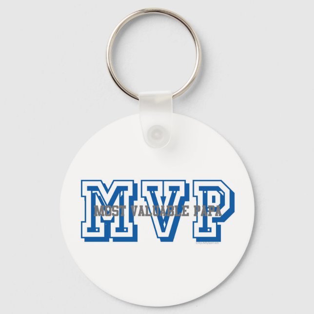 MVP-most valuable papa Keychain (Front)