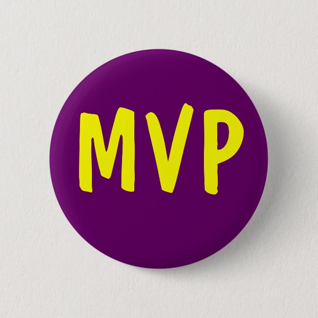 MVP - Most Valuable Player 2 Inch Round Button (Front)