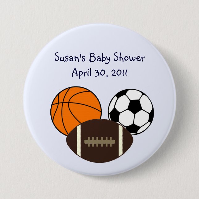 MVP/Sports Button/Pins 3 Inch Round Button (Front)