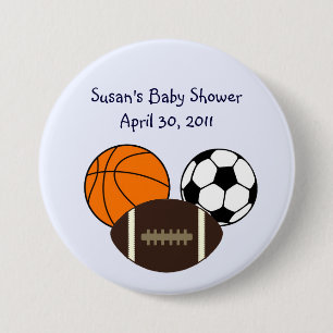 MVP/Sports Button/Pins 3 Inch Round Button