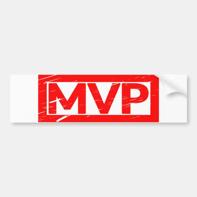 MVP Stamp Bumper Sticker (Front)