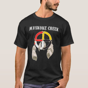 Mvskoke Creek Muskogee Native American Medicine Wh T-Shirt