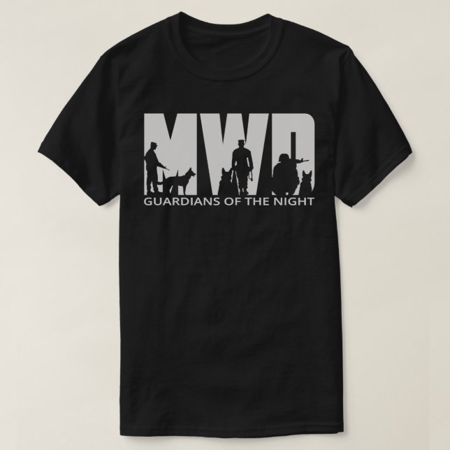 MWD Guardians Of The Night T-Shirt (Design Front)