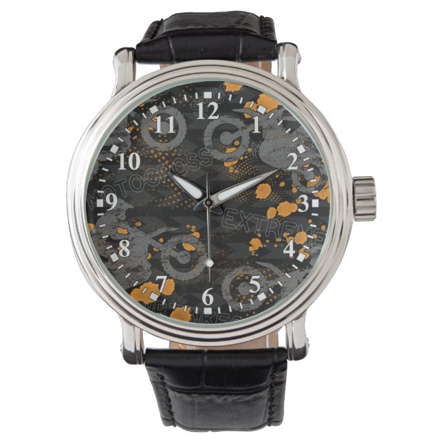 MX MOTOCROSS RACING Watch (Front)