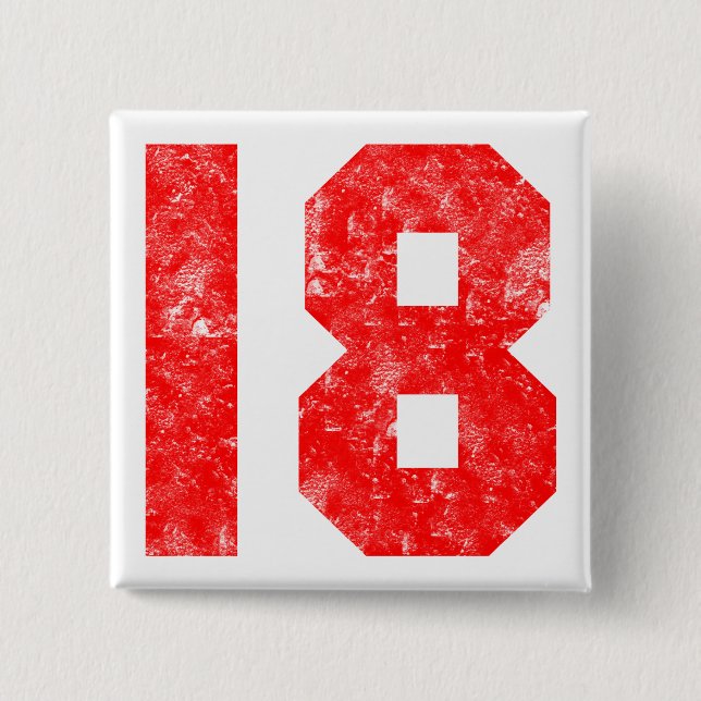 My 18th Birthday Gifts 2 Inch Square Button (Front)