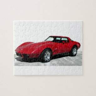 My 1979 Red Corvette Jigsaw Puzzle