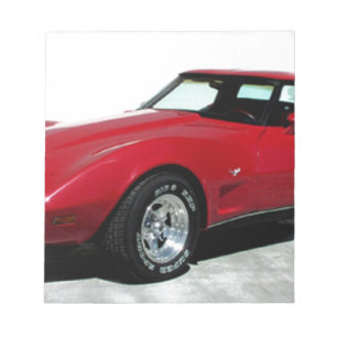 My 1979 Red Corvette Notepad