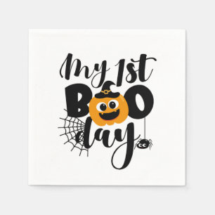 My 1st BOO Day Napkin