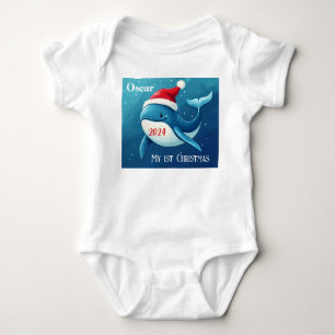 My 1st Christmas, Customized Baby Gift For Xmas,  Bodysuit