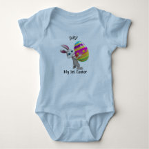My 1st Easter Bunny carrying An Egg Baby Bodysuit