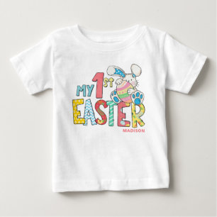 My 1st Easter Cute Baby Bunny Rabbit Personalized T-Shirt