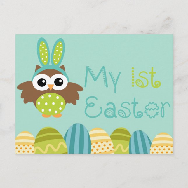 My 1st Easter Holiday Postcard (Front)