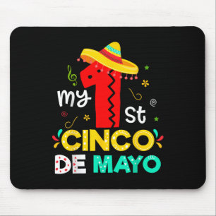 My 1st First Cinco De Mayo Fiesta Baby Boys Girls Mouse Pad