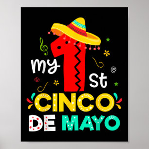 My 1st First Cinco De Mayo Fiesta Baby Boys Girls Poster