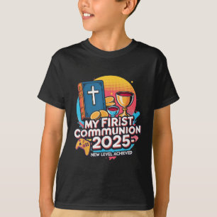 My 1st First Communion 2025 Video Game Controller  T-Shirt
