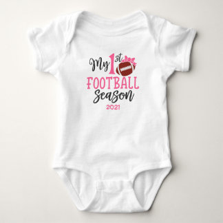 My 1st Football Season - Girls - Baby Shower Gift Bodysuit