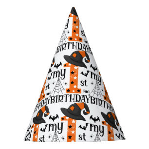 My 1st Halloween Birthday  Party Hat