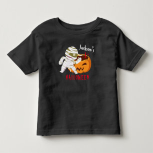 My 1st Halloween Pumpkin Ghost Personalized Toddler T-shirt