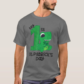 My 1St Rex Dinosaur Saint Patrick Day, Cute Tee