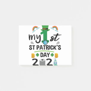 My 1st St. Patricks Day 2021 Outfit Baby Post-it Notes