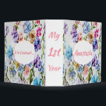 My 1ST Year Whimsical Flowers Binder<br><div class="desc">A Beautiful Tradition to create Binders of Love throughout each year as you grow! .. A Fabulous Keepsake! ... . Colorful, Cheerful and Whimsical watercolor paw print paintings. Airy, carefree and customizable. Blue, Pink, Yellow, Purple, Orange, Mauve, Peach, Aqua, Red are just a few colors that are featured! My Dog’s...</div>