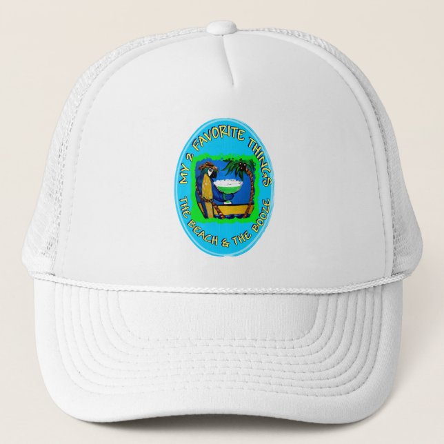 MY 2 FAVORITE THINGS TRUCKER HAT (Front)