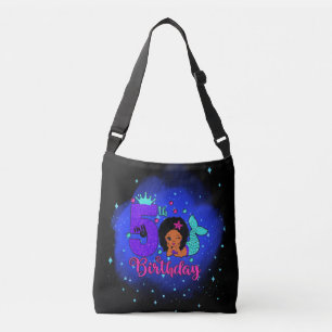 My 5th Birthday Mermaid Crossbody Bag