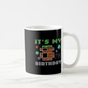 My 8th Birthday Pixel 8 Gamer Video Gaming Boys Ki Coffee Mug