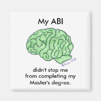 "My ABI didn't stop me..." - Master's degree