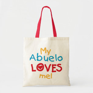 My Abuelo Loves Me T shirts and Gifts Tote Bag