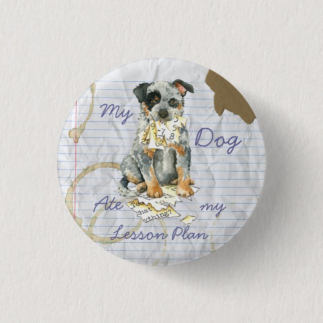 My ACD Ate My Lesson Plan 1 Inch Round Button (Front)