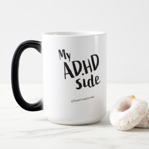My ADHD Side / My OCD Side Funny Two-Sided Mug