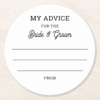 My advice for Bride and Groom. Simple Wedding