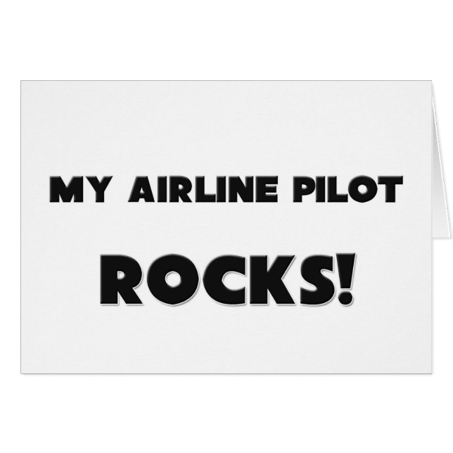 MY Airline Pilot ROCKS! (Front Horizontal)