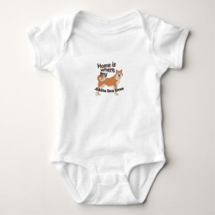 My Akita Inu Baby Bodysuit