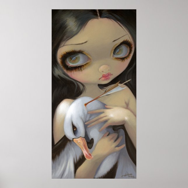 My Albatross ART PRINT big eye lowbrow gothic (Front)