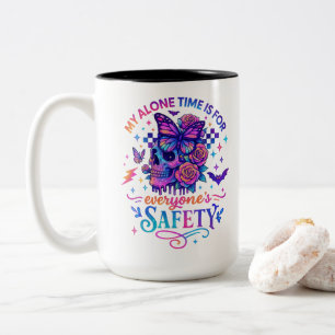My Alone Time...  Two-Tone Coffee Mug