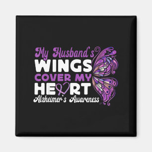 My Alzheimer's Dementia Awareness Support Husband Magnet