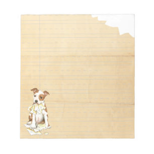 My Am Staff Ate My Homework Notepad