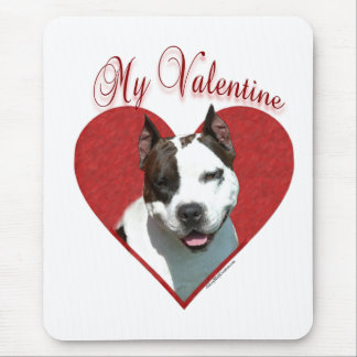 My AmStaff Valentine Mouse Pad