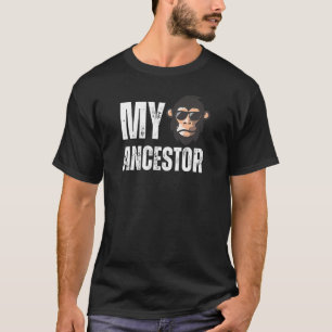 My Ancestor Monkey  Chimpanzee Authentic Awesome M T-Shirt