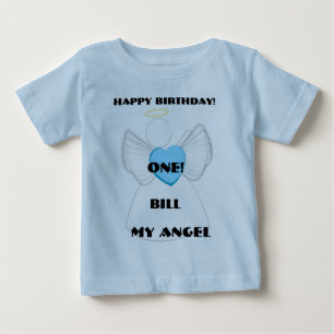 My Angel 1st Birthday-Customize Baby T-Shirt
