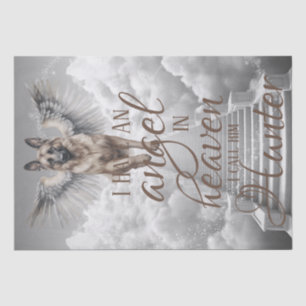 My Angel German Shepherd Dog In Heaven Tissue Paper