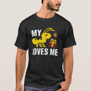 My Ant Loves Me  Family Aunt & Nephew Niece Puns T-Shirt