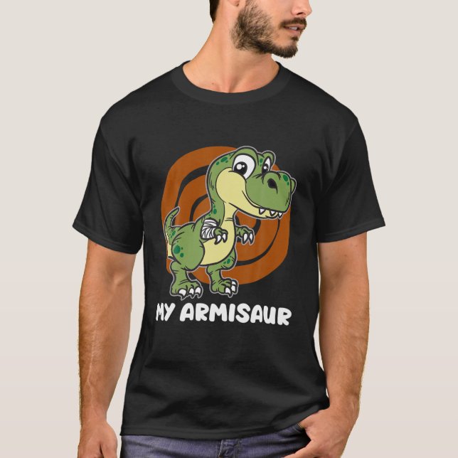 My Armisaur - Dinosaur With Broken Arm T-Shirt (Front)